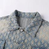 Autumn New Men's Denim Jacket Korean Stylish Luxury Clothing Handsome Casual American Streetwear Couple's Outerwear Denim Coats