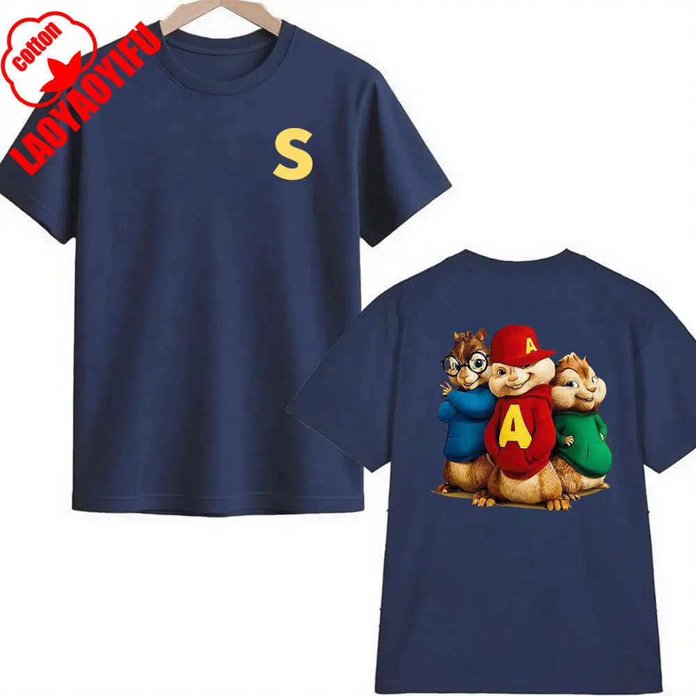 Alvin and the Chipmunks Double-Sided Cotton Tee