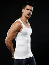Men's Compression Body Shaper Tank Top, Slimming Vest