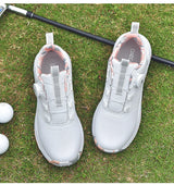 Men's Golf Sneakers Quick-Lace Casual Outdoor Shoes