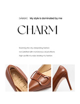 CHCH Women's Pointed Toe Ankle Strap Platform Heels