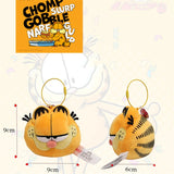 ORIGINAL Garfield Kawaii Soft Plush Toys Keychain Cute Cats Anime Stuffed Animals Peluche Doll Pendants Birthdays Gifts For Kids