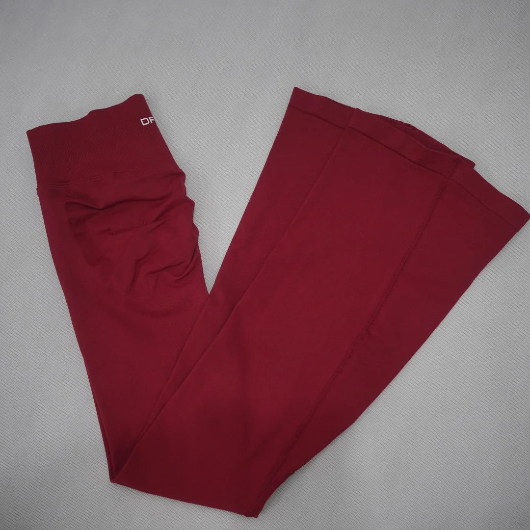Women's Flare Yoga Pants with Stretch Waist
