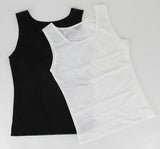Mens Slimming Body Shaper Vest Gynecomastia Compression Shirts Tummy Control Sleeveless Undershirts Criss Cross Mesh Underwear