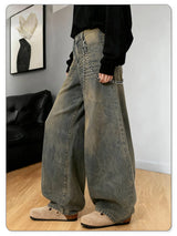 Unisex Baggy Wide-Leg Denim Jeans