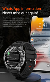 GUHUAVMI TANK Y102 – Military GPS Smart Watch for Men