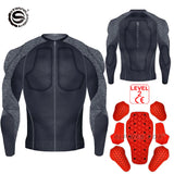 Summer Men Motorcycle Soft Armor Jacket CE Level 2 Moto Body Armor Clothing Male Motocross Protection Riding Protective Gear