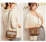 Women’s Genuine Leather Shoulder Bag 2025 Trend Brand Small Square Bags Luxury Designer Handbag Fashion Messenger BagsTofu Bags