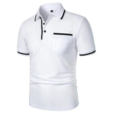 Men's Short Sleeve Knit Polo Shirt