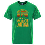 Mordor Fun Run Cotton Graphic T-Shirt