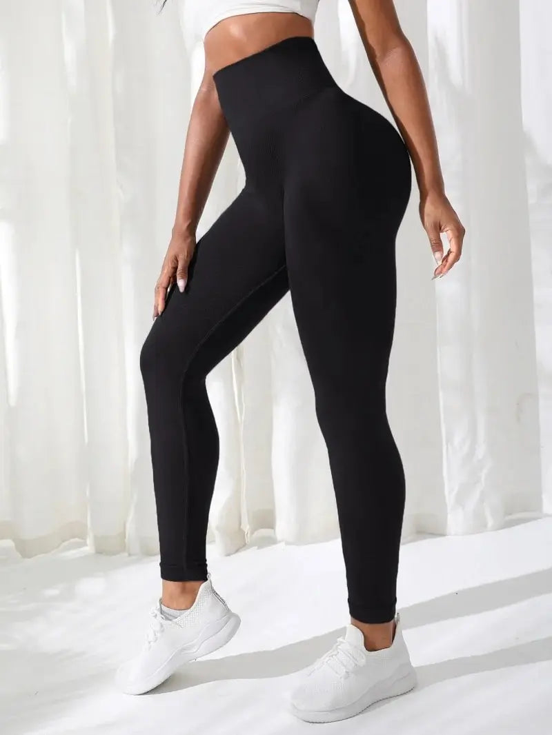Seamless High-Waist Athletic Leggings