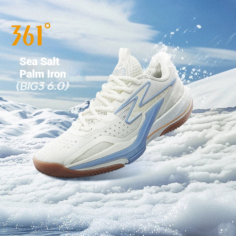 361 Degrees BIG3 6.0 Men's Basketball Sports Shoes Wear-Resistant Non-Slip Combat Breathable Rebound Sneakers Male 672521121