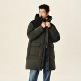 Semir Men's Premium Long Down Jacket | Waterproof