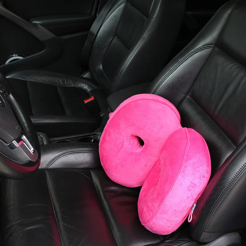 Multifunction Dual Comfort Orthopedic Cushion Pelvis Pillow Memory Foam Hip Lift Hips Up Seat Cushion for Pressure Relief