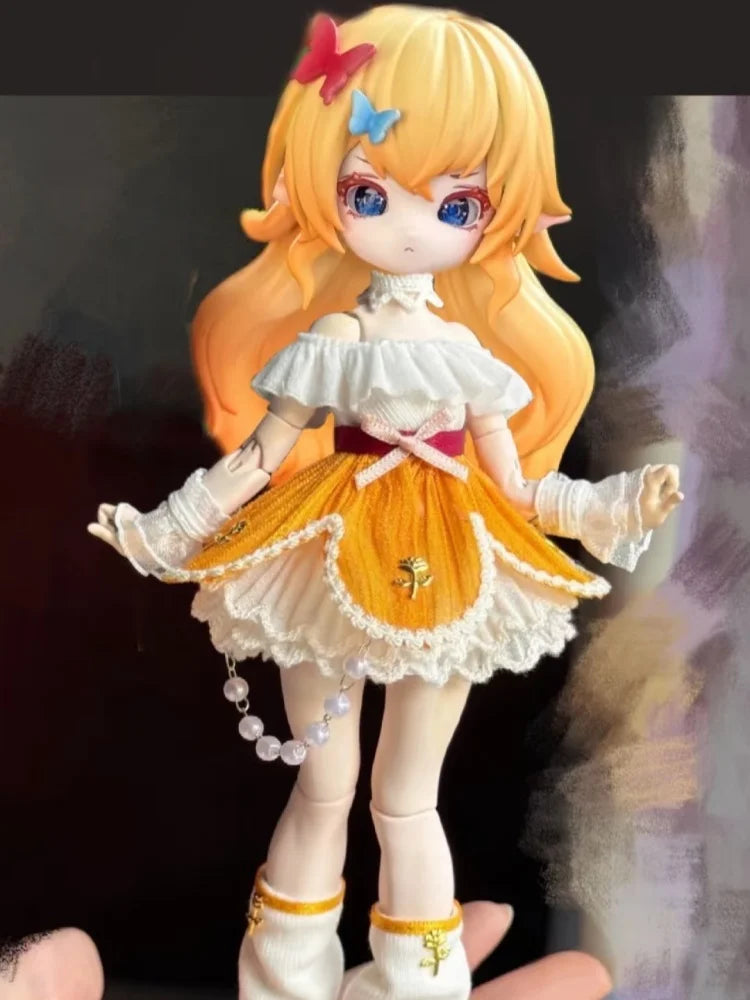 New Mushroom Bjd Blind Box 12-Figure Bjd Collectible Action Figures Trendy Cute Accessories Desktop Decorations Gift For Girl