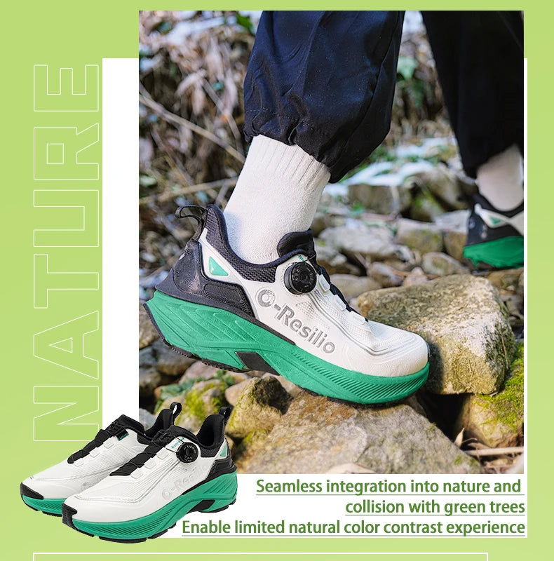 ONEMIX Unisex Summer Waterproof Hiking Shoes Non Slip Outdoor Running Walking Cross Training Men Women Athletic Sneakers