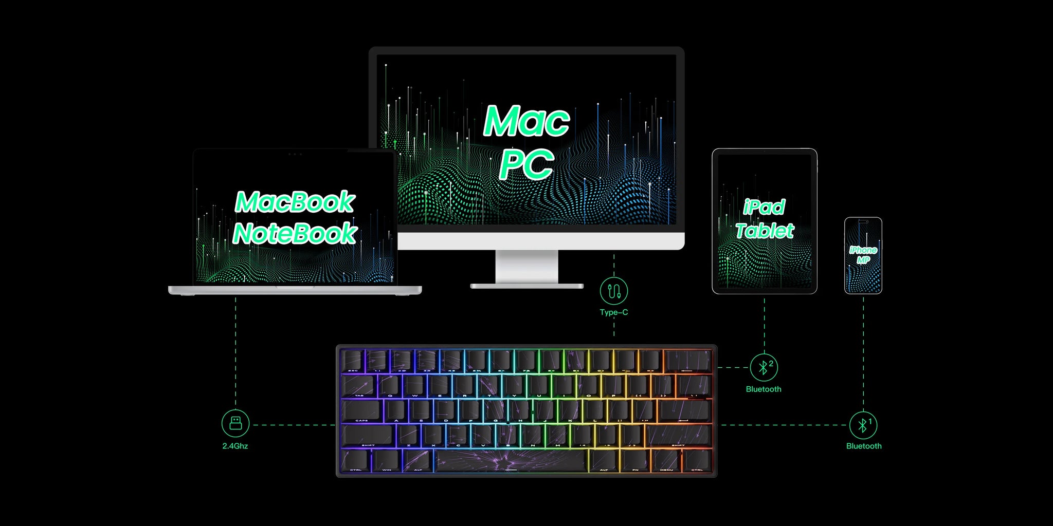 Akko MonsGeek FUN68 FUN60 PRO&MAX  HE Magnetic Keyboard 60% 65% Gaming Keyboards Rapid Trigger 8K Custom Keyboard Gamer Esports