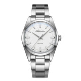 ADDIESDIVE 36MM Simple Stainless Steel Men's Watch Bubble Mirror Glass Luxury Quartz Watches 100M Waterproof AD2066 Reloj Hombre