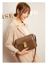 Women’s Genuine Leather Shoulder Bag 2025 Trend Brand Small Square Bags Luxury Designer Handbag Fashion Messenger BagsTofu Bags