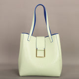 Elegant Leather Bucket Bag