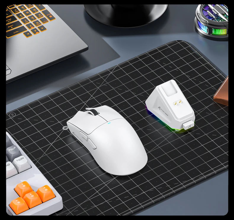 Ultra Light ATTACK SHARK X11 Tri-mode 2.4G Bluetooth Wired Programmable RGB Ergonomic Gaming Mouse For PC Laptop