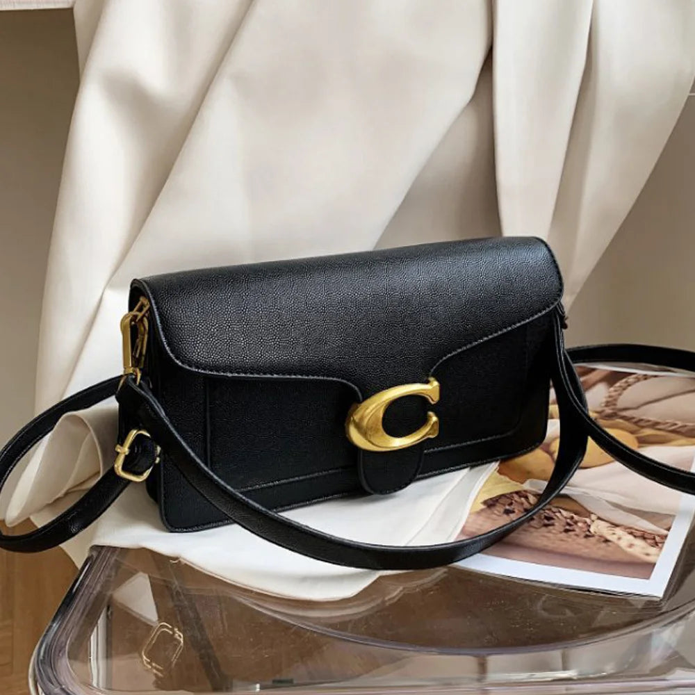 2-in-1 Underarm & Crossbody Square Bag Set