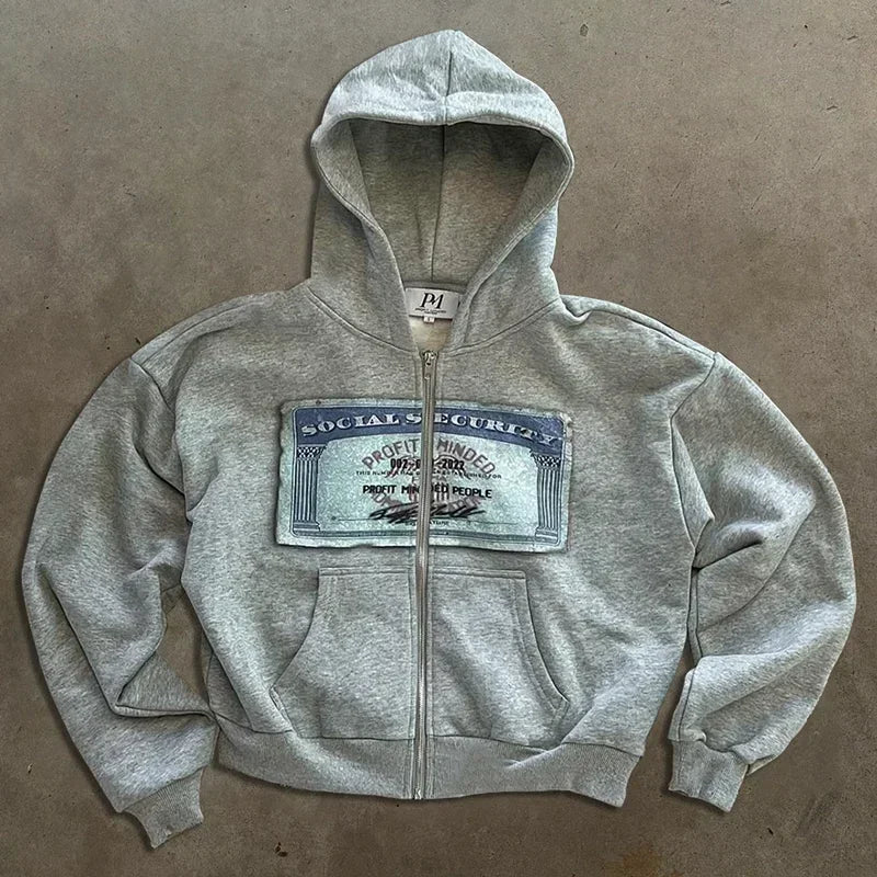 Reversible Oversized Plaid-Lined Hoodie