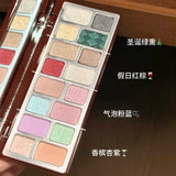 Qianyan 16-Color Eyeshadow Palette – Glitter, Matte & Shimmer