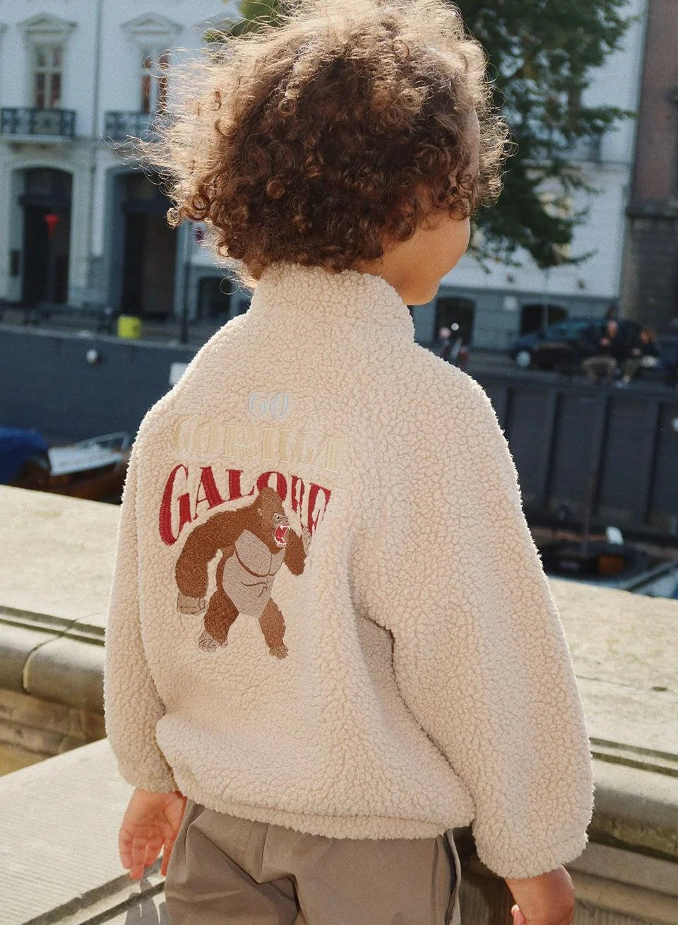 Kids' Sequin Lambswool Winter Jacket
