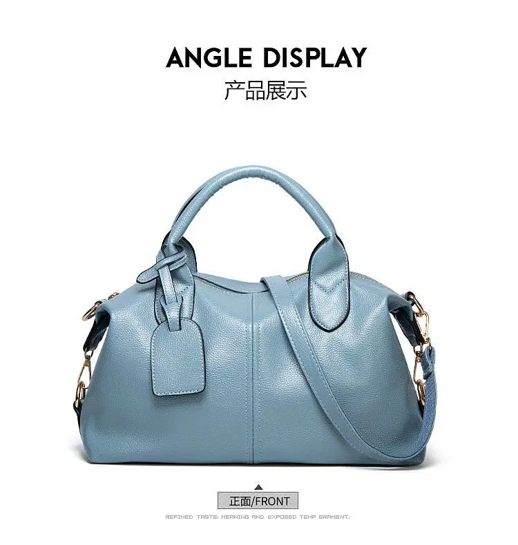Women Handbags 2024 New Lychee Pattern Women's Korean Version Sweet And Fashionable Soft Women's Bag