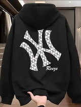 Men’s Printed Fleece Pullover Hoodie