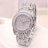 Fashion Crystal Steel Women's Quartz Watch