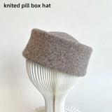 Women's Vintage Pillbox Beret Hat