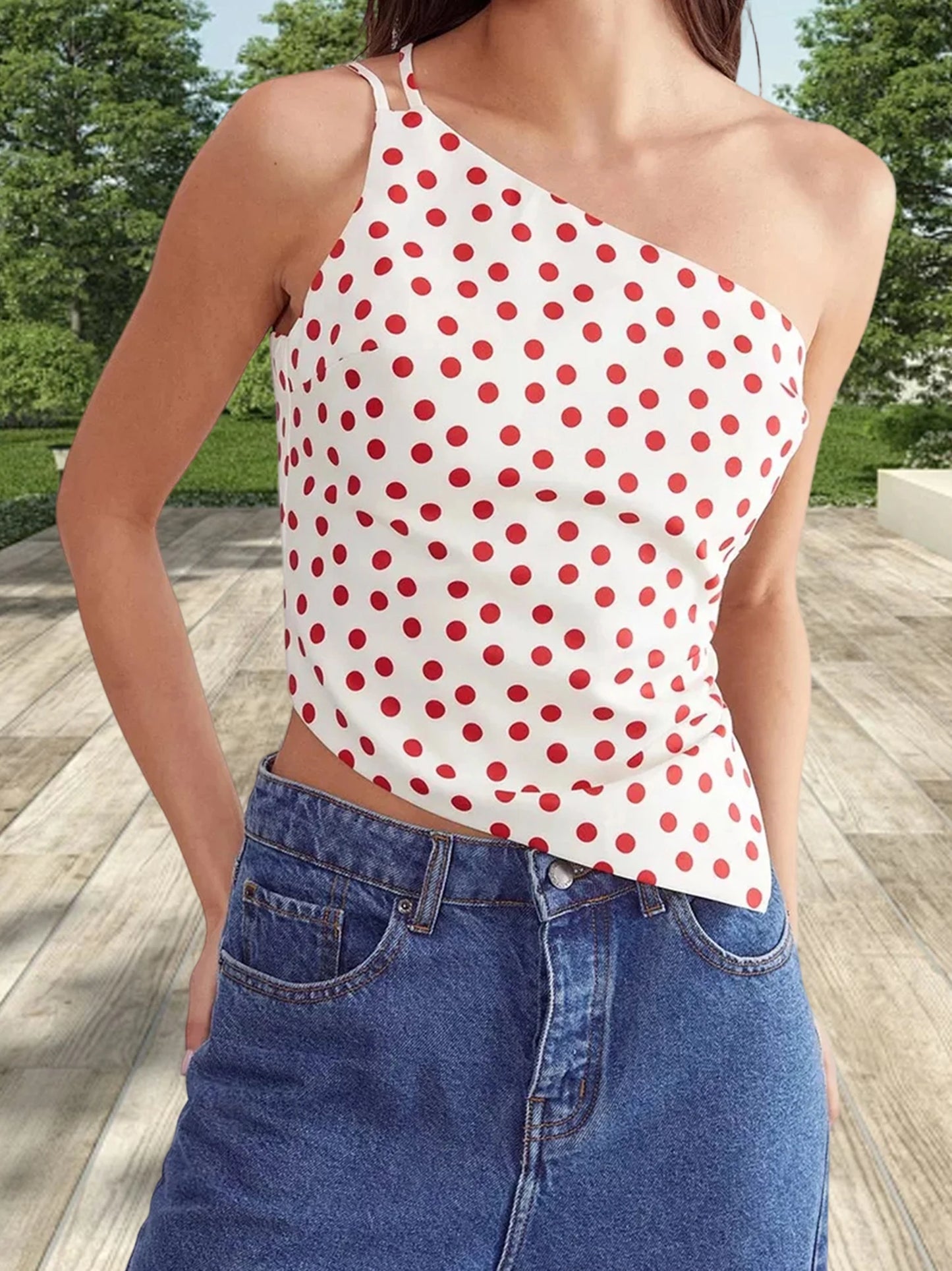 Floral Off-Shoulder Ruffle Crop Top