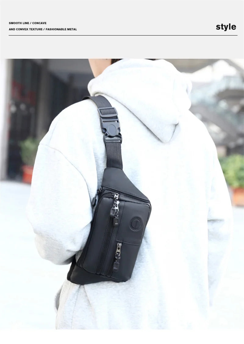 Fashion Unisex Waterproof Waist Bag Pack Male Belt Pouch Ladies Kangaroo Hip Phone Work Purse - Travel Gear for Men and Women