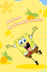 Spongebob Cartoon Krusty Krab Restaurant Building Blocks Creative Canteen Scenes Model Bricks Desktop Ornaments Fans Toys Gifts