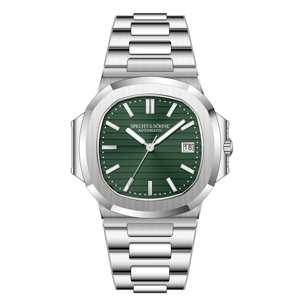 2025 New Specht Sohne Men's Automatic Mechanical Watches  Sapphire Crystal Stainless Steel 50m Waterproof 5711 Watch For Men