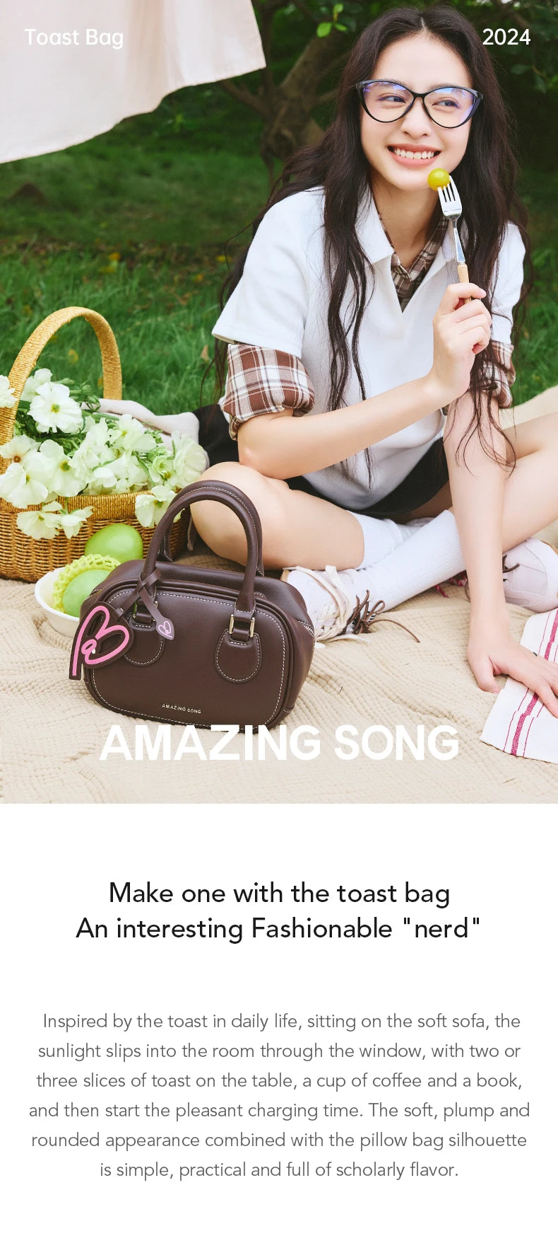 Amazing Song Toast Bag S Handbag