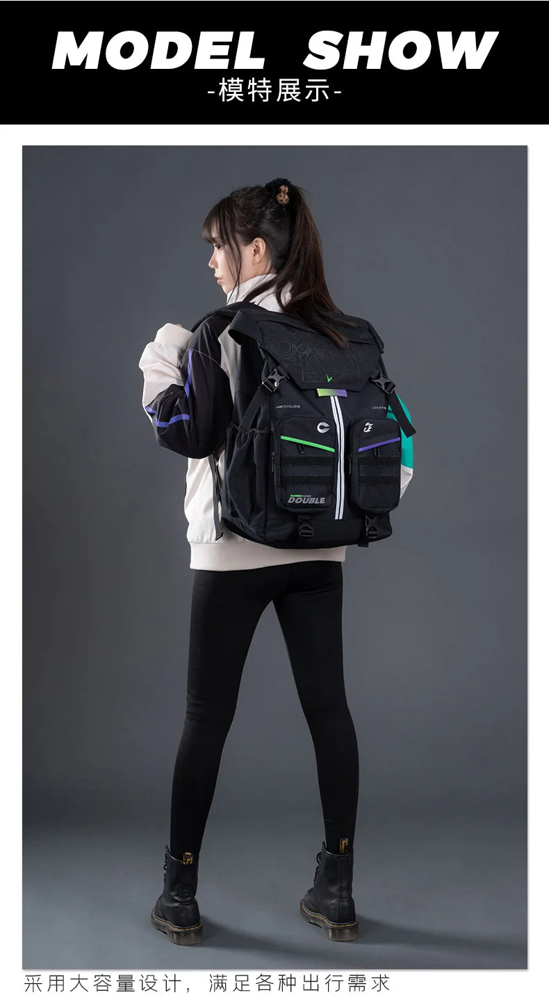Moeyu KAMEN RIDER DOUBLE Men's Backpack Women Bag Large Capacity Backpacks Anime School Back Pack Rucksack Laptop Travel Bags
