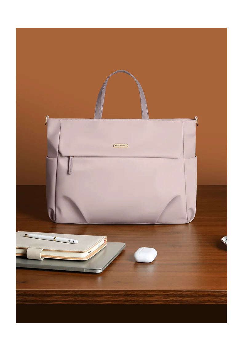 GOLF Women Business Handbag Briefcase Laptop Bag 15 Inch Waterproof Work Office Bag for Ladies Commuter Shoulder Bags Computer