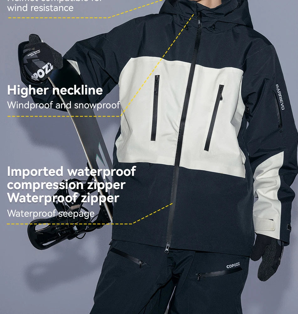 High-Performance Waterproof Ski & Snowboard Jacket