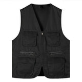 Men's Multi-Pocket Safari Vest – Lightweight All-Season Outerwear