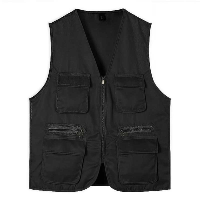 Men's Multi-Pocket Safari Vest – Lightweight All-Season Outerwear