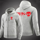 Zero Skateboard Logo Men's Harajuku Zipper Hoodie