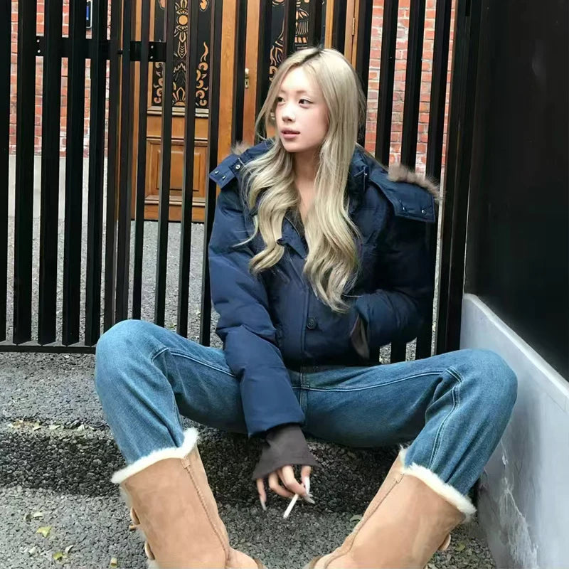 Winter Hooded Puffer Jacket
