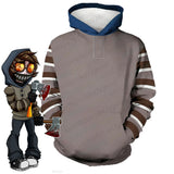 Ticci Toby Creepypasta Cosplay Pullover Hoodie Halloween Costume 3D Animation Sweatshirt Autumn/Winter Men's Women's Hoodies