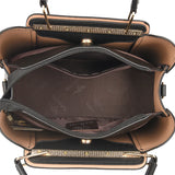 Luxury Triple-Layer Leather Tote & Crossbody