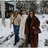 Women's Luxury Faux Fur Long Coat