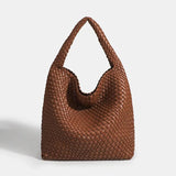 Shoulder bag Woven Bag for Women Europe and the United States popular PU leather soft fabric women underarm bag