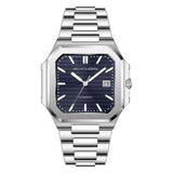 2025 Specht & Söhne Men's Classic Cubic Automatic Mechanical Watch 50M Waterproof Luminous Sapphire Crystal Reloj Hombre 41MM